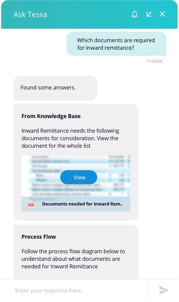 Knowledge Management bot snapshot
